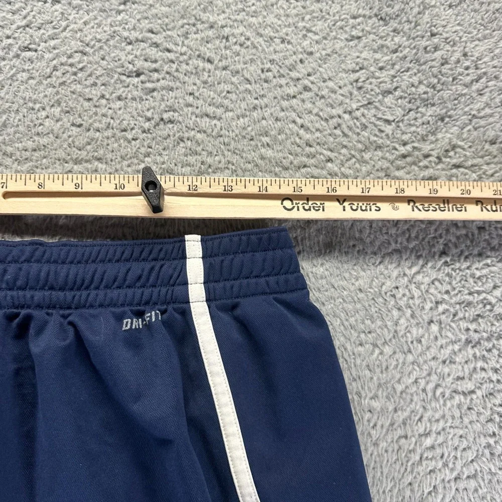 Nike Dri-Fit Pant Men's L Blue Polyester Track Straight Activewear Performance